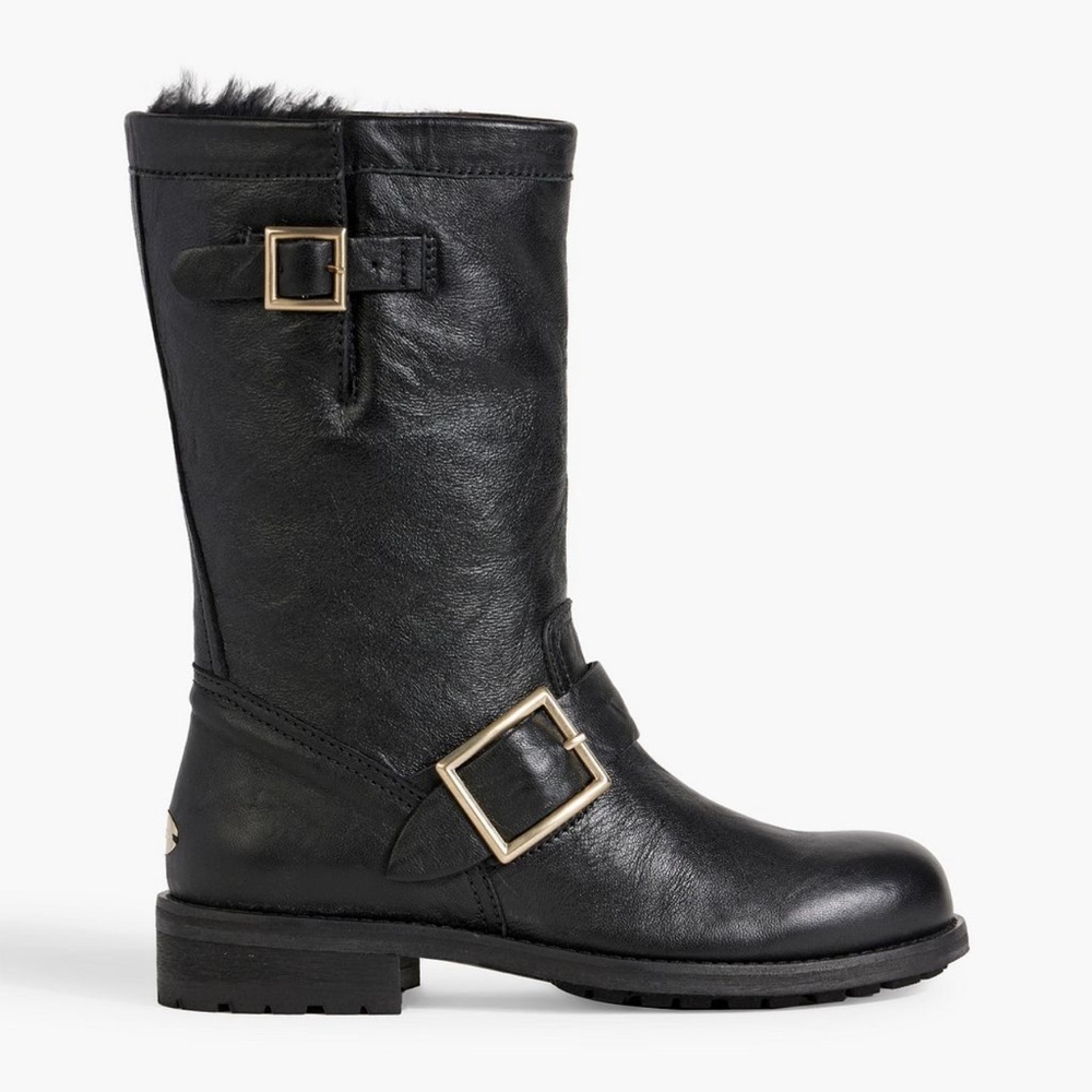 jimmy choo biker boots